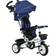 Homcom 6 in 1 Push Tricycle Dark Blue