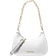 Michael Kors Cora Medium Pebbled Leather Shoulder Bag - White