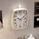 Menterry Retro Large Old-Fashioned Vintage Design White Wall Clock 10.2cm