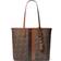 Michael Kors Eliza Large Empire Signature Logo Tote Bag - Brown/Luggage