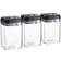 Argon Tableware Flip Lock Food Container 3pcs 0.8L