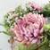 Leaf Design Blossom Wreath Pink Artificial Plant