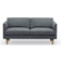 Hutch Slate Grey Sofa 193cm 3 Seater