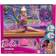 Barbie Gymnastics Playset with Blonde Fashion Doll Balance Beam 10+ Accessories & Flip Feature HRG52
