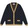 Gucci GG Cotton Lame Cardigan - Blue/Gold