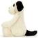 Jellycat Bashful Black & Cream Puppy Really Big 67cm