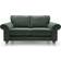 Abakus Direct Ingrid Loveseat Green Sofa 194cm 2 Seater