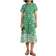 White Stuff Rua Jersey Print Midi Dress - Green Print