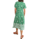 White Stuff Rua Jersey Print Midi Dress - Green Print