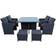 Home Treats 8- seater Patio Dining Set, 1 Table incl. 4 Chairs