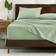 Bare Home Organic Cotton Bed Sheet Green (274.3x259.1cm)