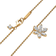 Pandora Sparkling Herbarium Cluster Pendant Necklace - Gold/Transparent