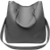 Miss Lulu Shoulder Tote Handbag 4 set - Grey