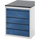 Rau telescopic light grey / gentian blue Storage Cabinet 65x64cm