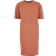 Urban Classics Organic Oversized Slit Tee Dress - Terracotta