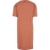 Urban Classics Organic Oversized Slit Tee Dress - Terracotta