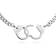 Bling Jewelry Rock Large Handcuff Necklace - Silver