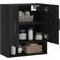 BERKFIELD HOME Engineered Wood Black Wall Cabinet 60x70cm