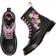 Dr. Martens Junior 1460 Glitter & Flower Applique 8-Eye Boot - Black