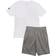 Nike Little Boy's Split Futura Swoosh T-shirt & Shorts Set 2-piece - Carbon Heather