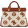 Guess Sestri Canvas Peony Mini Satchel - Brown