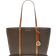 Michael Kors Temple Large Signature Logo Tote Bag - Brn/Acorn