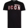 DSquared2 Icon Logo Print T-shirt - Black