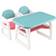 Costway Table & Chair Set with Building Blocks