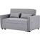 Simplie Fun Linen Loveseat Grey Sofa 137.2cm 2 Seater