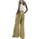 H&M Women's Wide Pull On Trousers - Khaki Green