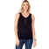 Ingrid+Isabel Rib Henley Nursing Tank Jet Black