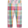 Polo Ralph Lauren Toddler Madras-Print Performance Crop Leggings - Pastel Madras with Sweet Corn