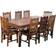 Buttercup Farm Ganga Extra Large Honey Dark Finish Dining Table 100x200cm