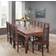 Buttercup Farm Ganga Extra Large Honey Dark Finish Dining Table 100x200cm