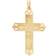 Macy's Ornate Cross Pendant - Gold/Silver