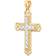 Macy's Ornate Cross Pendant - Gold/Silver