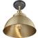 Industville Brooklyn Brass Ceiling Flush Light 33cm