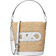 Michael Kors Townsend Small Straw Messenger Bag - Nat/Opticwht