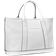 Michael Kors Luisa Medium Pebbled Leather Tote - Optic White