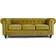 Rosdorf Park Chesterfield Gold Sofa 209cm 3 Seater