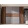 Zipcode Design Debarr 4 Door Brown/Grey Wardrobe 270.3x210cm