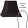 Springcrest Square Curved Bavarian Black Small Shade 27.9cm