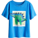 H&M Kid's Printed T-shirt - Bright Blue/Dinosaur (1216652038)