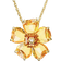 Swarovski Florere Necklace - Gold/Yellow/Transparent