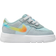 Nike Force 1 Low EasyOn TDV - Glacier Blue/Light Lemon Twist/Aquarius Blue/Total Orange