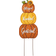 GlitzHome Party Decorations 35.5" Thanksgiving Metal Stacked Pumpkins Yard Stake