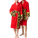 Versace I Heart Baroque Bathrobe - Red