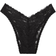 PINK Wink V Front Brazilian Panty - Pure Black