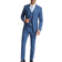 Antique Rogue Texture Slim Fit Suit - Blue