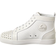 Christian Louboutin Lou Spikes Orlato Studded High-Top M - White